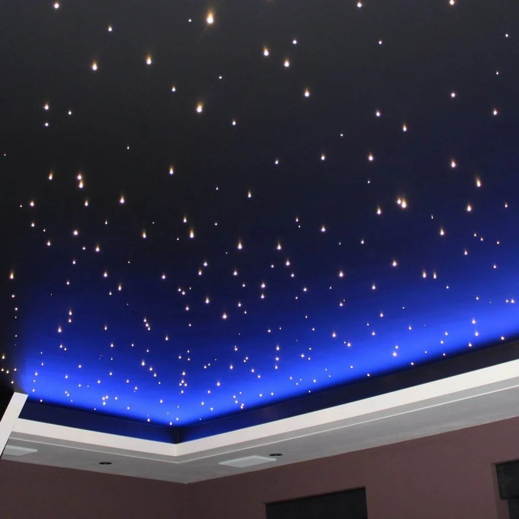 Led fibre optic star ceiling light