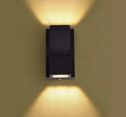 K-shaped led outdoor wall light